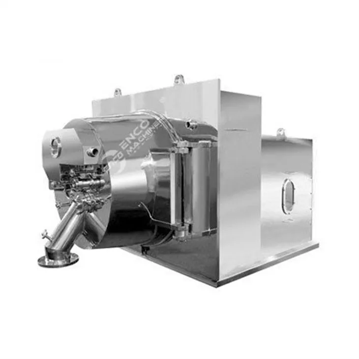 Horizontal scraper centrifuge